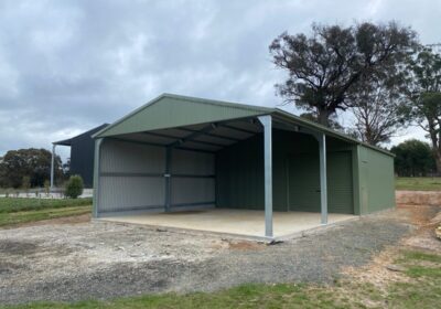 Beaufort - Deluxe - 7 x 14 x 2.8 - Pale Eucalypt-Sheds-Ballarat